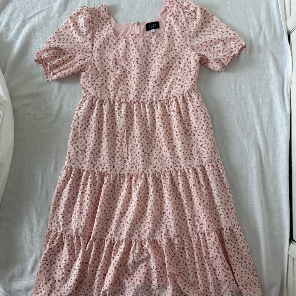 Pink Floral Dress